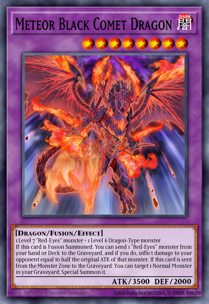 Falling Meteor Black Dragon